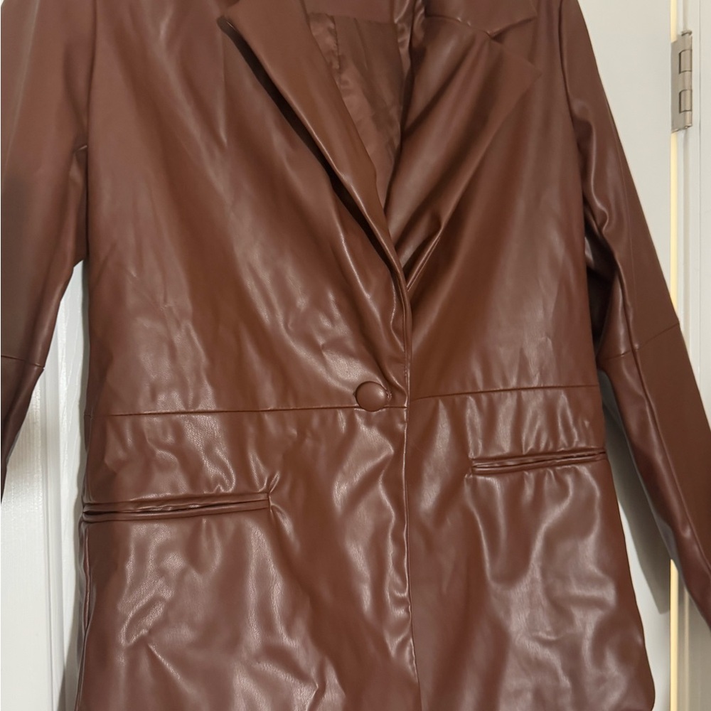 Women's Brown Leather Jacket